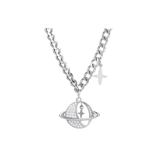 QIANSHUXIN Титановые стальные ожерелья для мужчин