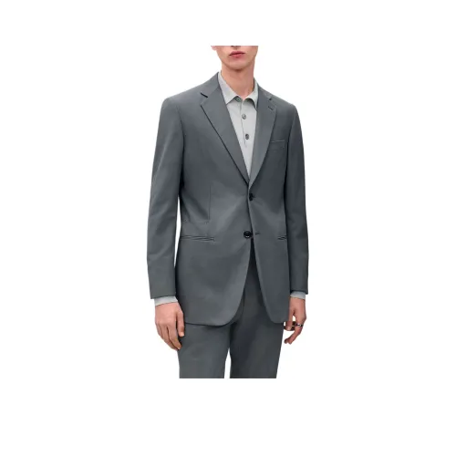 HERMES Бизнес-костюм Пальто Мужской Storm Серый