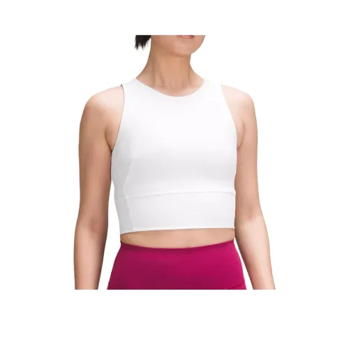 lululemon Wunder TrainEverlux™ Широкая спина Майка Средняя поддержка Спортивные жилеты Женские Белые