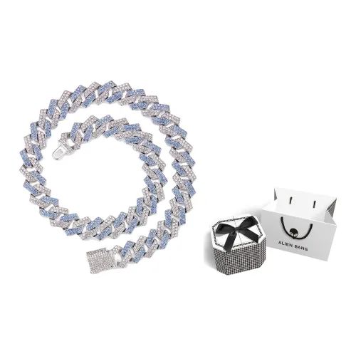 ALIEN BANG Титановая сталь Циркон Ожерелья Унисекс