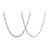 Мобиус Дынный семечко Цепочка Пара Ожерелье