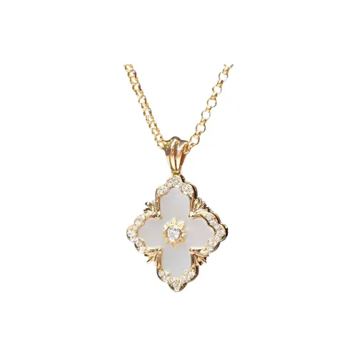 KING OF BLING Медный Циркон Жемчужная раковина Ожерелья Женские