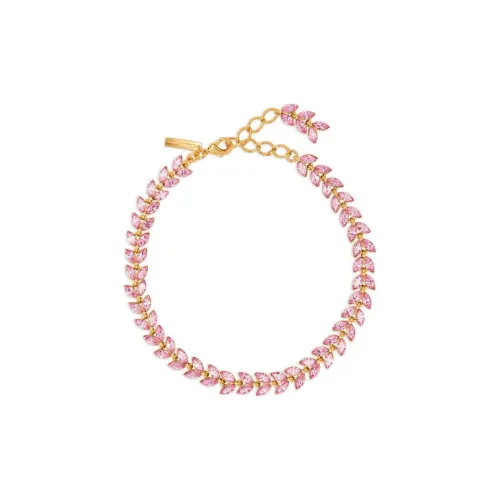 Oscar De La Renta Брасс Колье Женские Золото Розовый