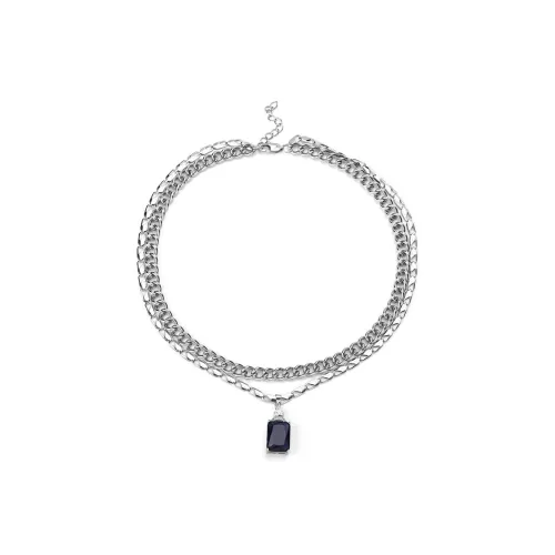 DWCP Титановая сталь Топаз Ожерелья Унисекс