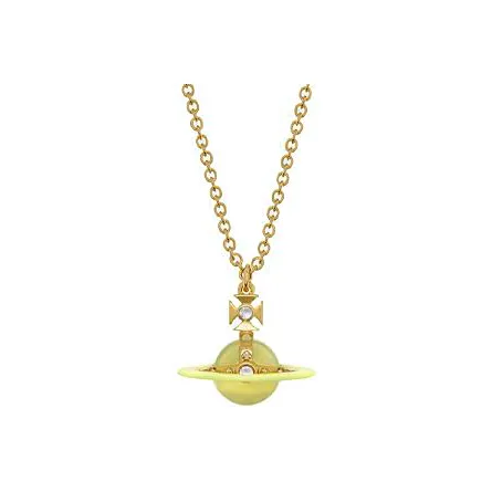 Vivienne Westwood Латунь Swarovski Crystals Ожерелья Унисекс Золото