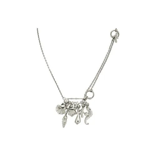 VERSACE Металлические ожерелья Женское серебро