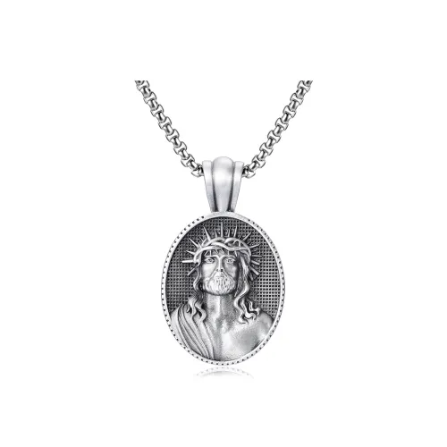 EVBEA Олово Нержавеющая сталь Мужские ожерелья