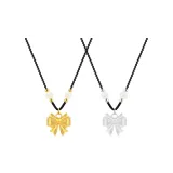 Сердце, бант, ожерелье, 1 пара