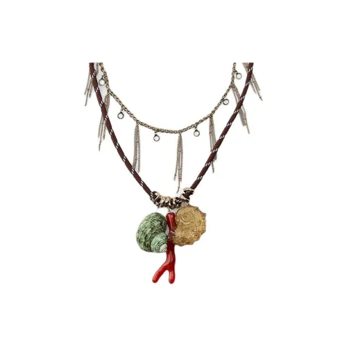 ZARA Полиэстер Ожерелья Женские Золото