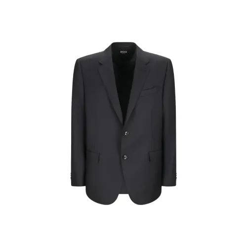 Ermenegildo Zegna Черные Мужские Деловые Костюмы