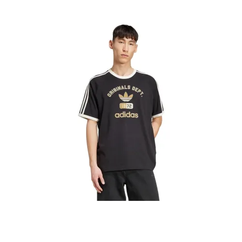 Adidas Originals SS25 T-Shirt Мужской Черный