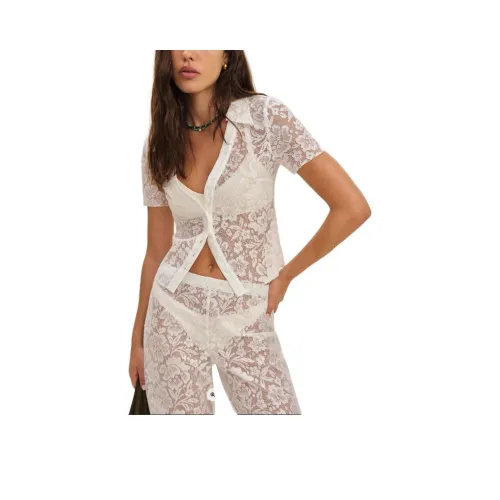 Reformation Белые Женские Футболки