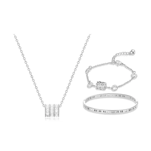 WANLIACC Сплав Маленькая Круглая Подвеска Комплект Женский