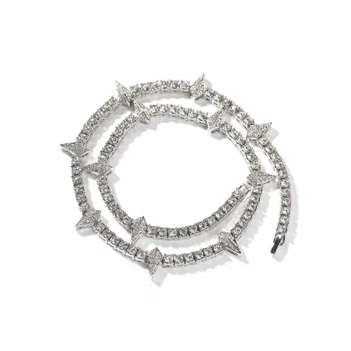 KING OF BLING Цирконовые ожерелья унисекс