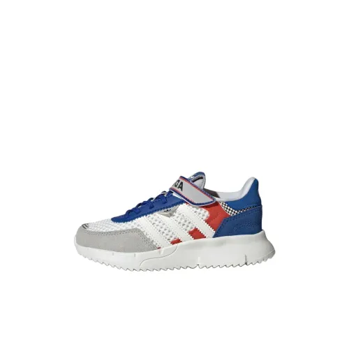 Adidas Originals Retropy F2 Low Топ KIDS Lifestyle Shoes Светло-серый Синий Детский