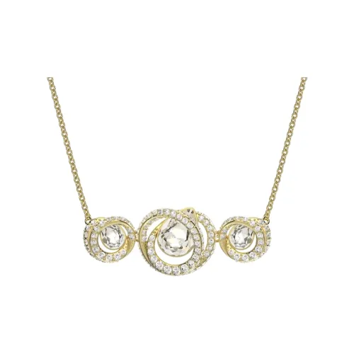 Swarovski Generation Искусственный кристалл Ожерелья Женские Золото