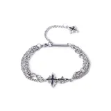 Крестообразный браслет с звездой