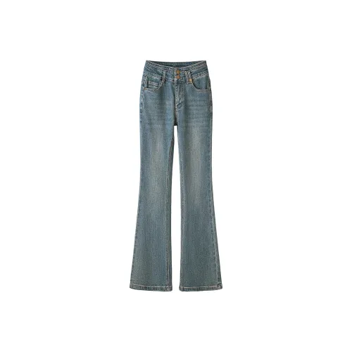 Cypress House Темно-синие Женские Джинсы