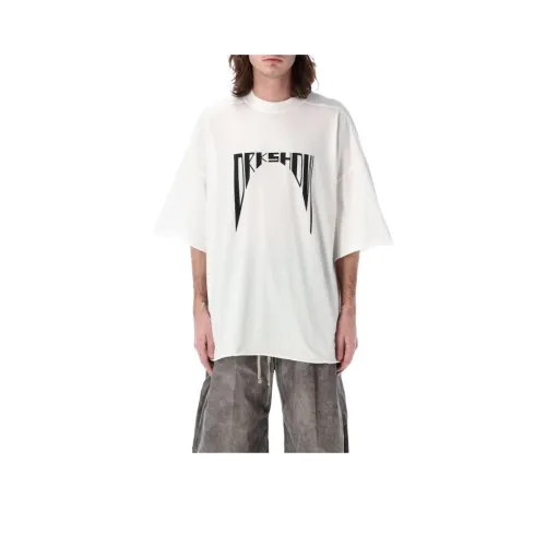 RICK OWENS совместная линия Белая Мужская T-рубашка