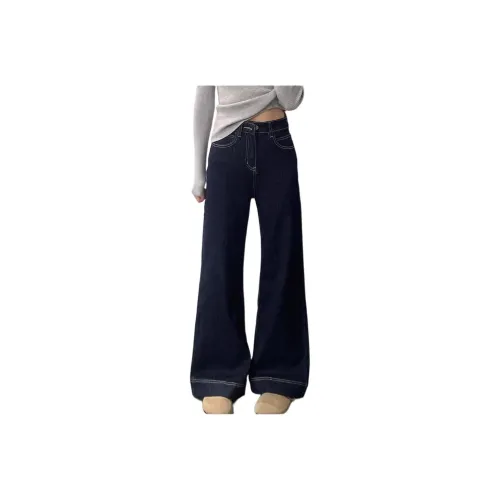 COVER TIME Темно-синие женские джинсы