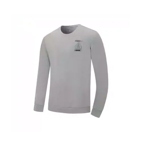 XTEP Asphalt Mist Gray Men's Sweatshirts  
XTEP Асфальт Туман Серый Мужские Толстовки