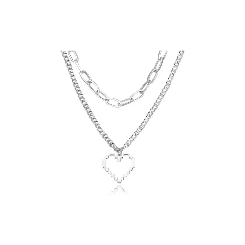 Asia Star Титановые стальные ожерелья женские