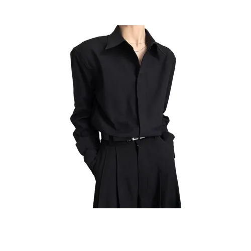 YOULIN Черная унисекс рубашка