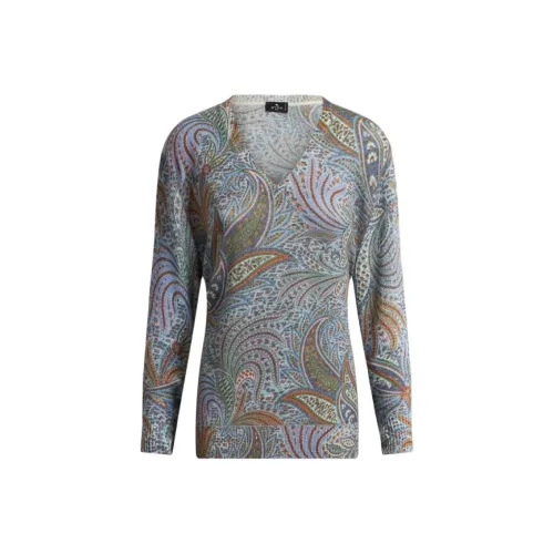 ETRO Морской синий Женские Свитеры