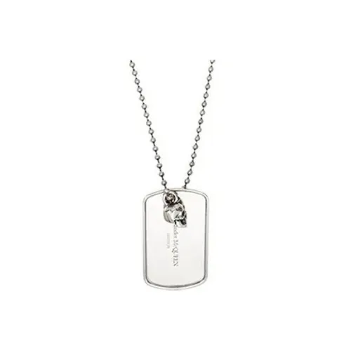 Alexander McQueen Браслеты из латани Серебряные Мужские
