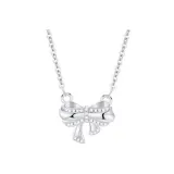 Сияющий Бант Ожерелье (Сплав)