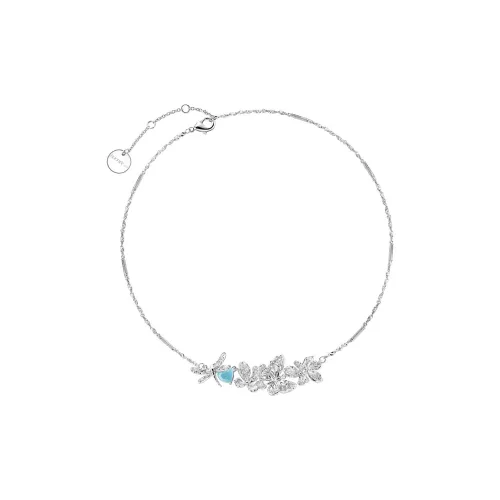 BOONEE ALUS Белое золото с покрытием медные ожерелья женские