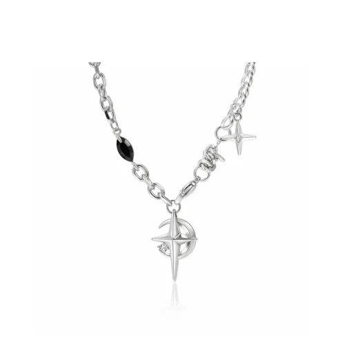 PUENTE 316 L Титановая сталь Искра Звезда Ожерелье Унисекс