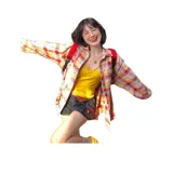 Радужный, клетчатый