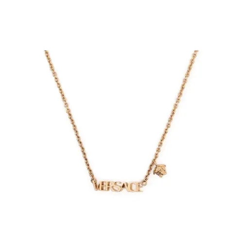 VERSACE Металлические ожерелья Золотой Женские