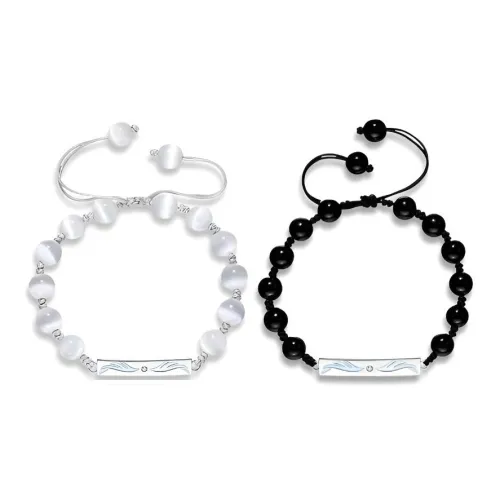 LuluCanaan Стекло Кошачий глаз Браслеты Унисекс