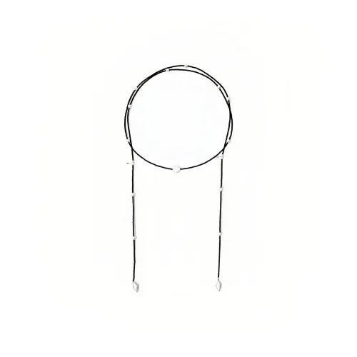 MUYANG Черный Спессартин Ожерелья Женские