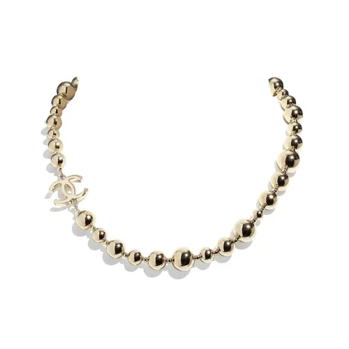 CHANEL CC Металлические ожерелья Женские Золото