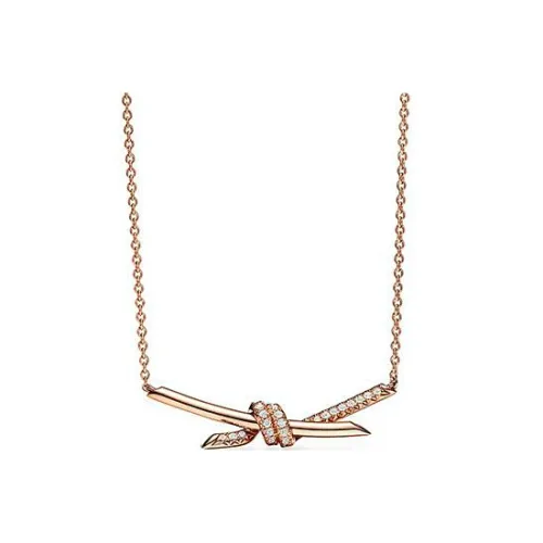 TIFFANY CO. Knot Collection Розовое золото Ожерелья Женские