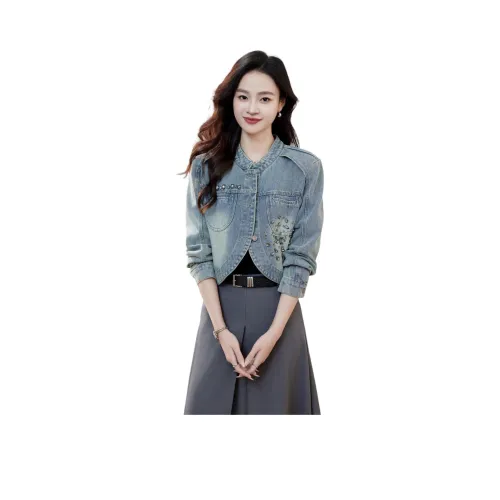 Fele.d Denim Jacket Women's Light Blue