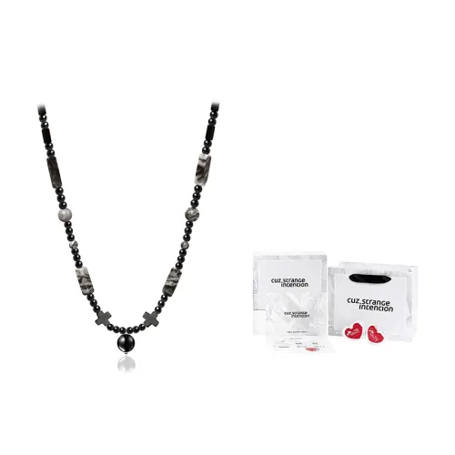 Cuz Strange Intention Агат Ожерелья Унисекс