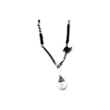 Чёрный, Ложка, Плетёная верёвка, Ожерелье