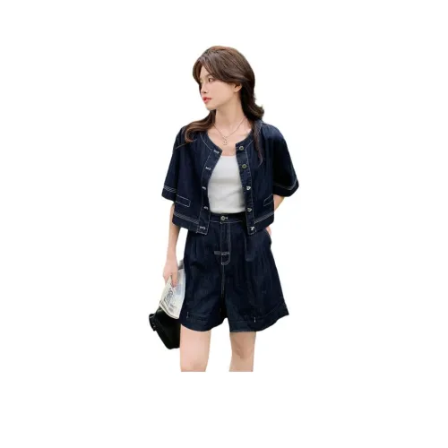 TEME Повседневный костюм женский темно-синий