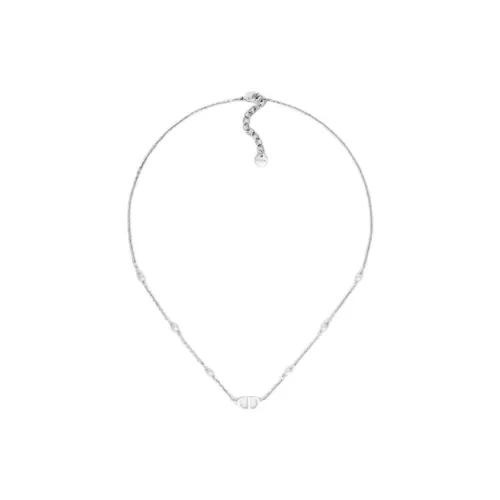 DIOR Classic CD Necklace Series Metal Necklaces Женские