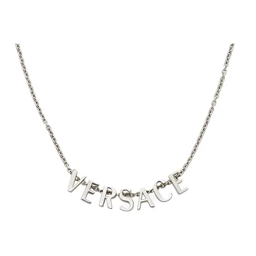 VERSACE Ожерелья Унисекс Серебро