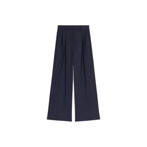 Maje Синие Женские Костюмные Брюки