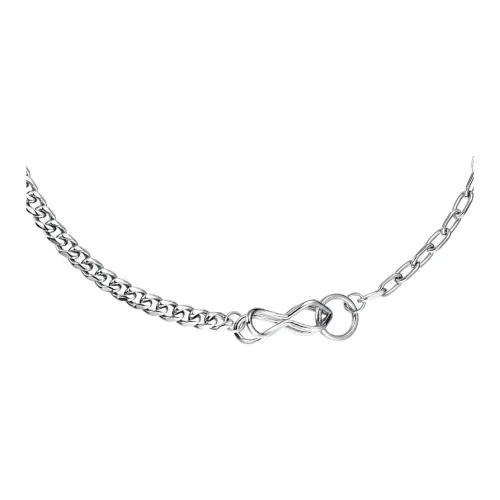 KLIN KLIN Стальной Покрытие Белым Золотом Медные Ожерелья Мужские