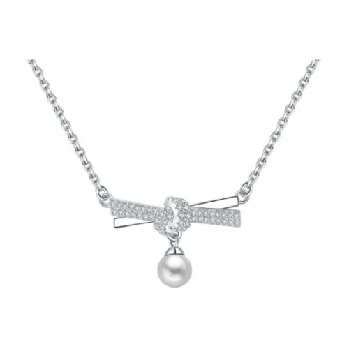 BABYBEI 925 стерлинговое серебро ожерелье из жемчужной раковины женское