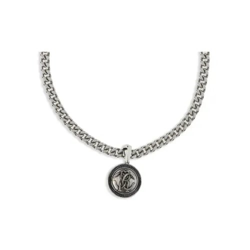 Roberto Cavalli Брасс Колье Мужской Серебряный