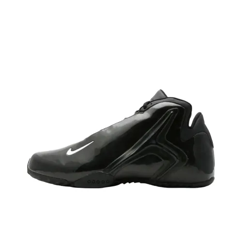 Nike Hyperflight Abrasion Resistant MID Топ Винтажные баскетбольные кроссовки Унисекс Черный