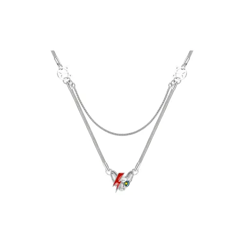 PEACE CAT Титановая сталь Золото-покрытый медный ожерелье унисекс